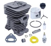 40mm Cylindre Piston Kit for Hus 136 137 141 142 Tronçonneuse Repalce 530069941 Bouchon de carburant Filtre Ligne roulement à aiguilles