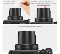 40mm Filters for Canon SX720 SX740 SX730 HS Digital Camera - Ultra Slim High Clarity Filter for G7X II/G7X III/G5X II/HX50/HX60 Camera - Waterproof and Dustproof (Pack of 2)