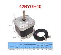 40mm High torque stepper electronic starter 42 electronic starter Nema17 stepping electronic starter 1.7A 0.45N.M 2phase for machine 3D printer CZAOINCU
