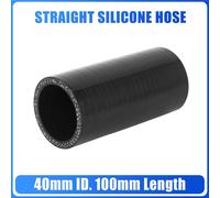 40mm ID Noir Droit Silicone Coupleur Tuyau Intercooler Tube