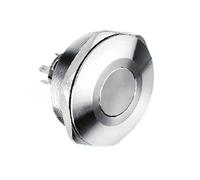 40mm Stainless steel 1NO1NC IP67 on-off push button switch 40mm diam mounting hole latching switch metal pin terminal NWPNLXEA