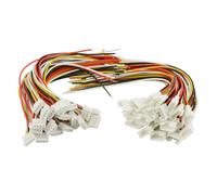 40pcs (20Pairs) 2mm 4PIN Female Male Connection Plug with 15cm Terminal Connector Wire Cable for LED Light Strip 5.9 Inches Compatible with JST PH