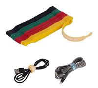 40PCS Attaches de câble Trilancer réutilisable Fermeture en Nylon Microfibre Organisateur pour Cordes et Gestion des Câbles 15cm 4 couleurs