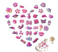 40pcs Charme Chaussure,Pins Crocs Infirmiere,Charmes de Chaussure de PVC,Pour Chaussures,Infirmière,Aide Soignante Accessoire Chaussure (Médical) (Barbie)