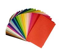 40Pcs DIY Felt Fabric Sheets 40 Colors Assorted Craft Supplies for Art Projects Colorful Handmade Decoration Material pour la couture et le bricolage