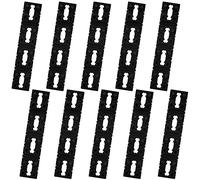 40pcs Entretoise Plastique, Entretoise Prise Électrique Entretoises de Prise Électrique Entretoises de Prise de Commutateur pour l'Électricité Domestique et Industrielle (Noir)