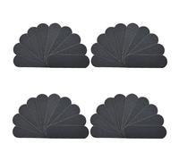 40pcs Foot Fichier Remplacement des coussinets Corse & Refills de fichier à pied en acier inoxydable fin 1, 7x5.3 '' Callus cuticules Hard Dead Skin Remover Sandpaper Tamps Pédicure pour pieds