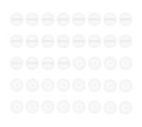 40pcs Gliders pour Cartes coulissantes avec 100 Points Auto-adhésifs Double Face Outils rotatifs et coulissants pour Bricolage, Scrapbooking, Fabrication de Cartes coulissantes