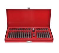 40Pcs Impact Bit Bit Set: 1/2 Pouces et 3/8 Pouces les Bits CRV pour la Réparation de la Maison Comprennent T20 T55 Star, H4 H12 Hex, M5 M12 Spline Bits