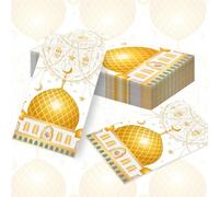 40pcs serviettes de table ramadan eid mubarak ramadan decor serviettes