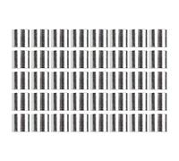 40pcs Spacers Spacers Skateboard matériel accessoire Améliorez l'équilibre de stabilité Roulements extérieurs intérieurs pour les planches à skateboards Réparation Rebuilding (Argent)