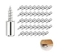 40Pcs Taquet Etagere Supports d'étagère à vis Autotaraudeuses, Chevilles de Support Etagere Murale, Pour les bibliothèques, les penderies et les armoires, Consoles pour étagères