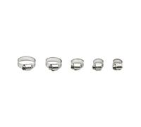 40pièces de 8 à 29mm en acier inoxydable avec anneau combiné for collier de serrage
