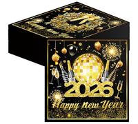 40pièces Serviettes Nouvel An 2026 Serviettes Papier de Table pour Décoration Nouvel an 2026 Happy New Year Napkins Décoration Accessoires de fête d'intérieur