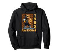 40th Birthday Bear Legends December 1985 40 Years Old Mens Sweat à Capuche