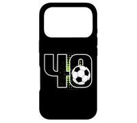 40th Birthday Boy Soccer Player Football 40 Years Old Coque pour iPhone 17 Pro