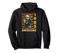 40th Birthday Cow Legends October 1985 40 Years Old Mens Sweat à Capuche