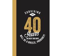 40th Year Work Anniversary: Employee Appreciation Gift for Job Milestone of 40 Years of Service