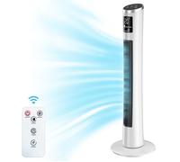 40W 103cm Ventilateur Colonne Silencieux 3 Vitesses 3 Modes de Vent Télécommande avec Rangement Intégré Oscillant à 70° Économie