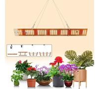 40W 156LEDs spectre complet LED lampe pour plantes, 3500lm lampe de croissance panneau ultra lumineux pour les plantes d'intérieur, rampe d'éclairage lumière des plantes pour les semis de plantes