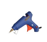 40W 60W Hot Melt Pistolet à Colle 1mm Petit alésage Buse en Cuivre Pur avec Interrupteur ON/OFF 11mm Bâtons de Colle 2pcs 5pcs(Blue40W2sticks)