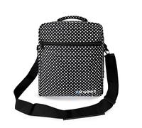 40Winkz Sac de voyage CPAP USA pour divers CPAP compatible avec Airsense 10, Airsense 11, Dreamstation et plus encore. Se fixe aux bagages et conforme aux normes de voyage (noir blanc)