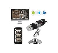 40X-1000X Zoom USB Microscope Numérique 8LED Endoscope Léger Loupe Caméra Vidéo avec Stand TE895
