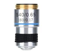 40X 185 Objectif Achromatique / 0,17, Objectif Optique Achromatique pour Microscope Biologique avec Image Claire