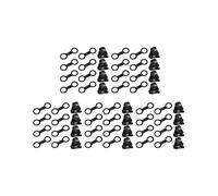 40X Clip de Tuba en Silicone Support de Tuba de Plongée Support de Tuba Clip en Plastique de Plongée Sous-Marine Support de Tube de Gardien de Tuba