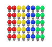 40X Colored Led Bulbs E27 Decorative And Design Light 240 Lumens Ac220v-240v Decoration Lamp Mixed Colors Red Yellow Blu SZRH A-C