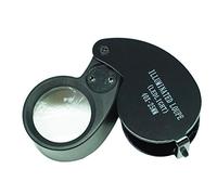 40X Mini Loupe Pliable Loupe Bijoutier LED Portable Loupe Grossissante pour bijoux, diamants, strass, pièces de monnaie, Tampons