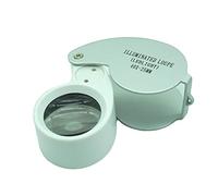 40X Mini Loupe Pliable Loupe Bijoutier LED Portable Loupe Grossissante pour bijoux, diamants, strass, pièces de monnaie, Tampons