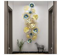 40x100cm Grande Horloge Murale en métal, t Corloges murales décoratives 3D Silencieux sans TACS d'art Mural de Mur fonctionnant pour Le Salon de la Chambre à Coucher décoration de Cuisine