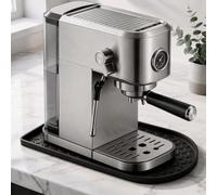 40x20cm Base pour Machine à Café,Tapis Silicone Protection Cafetière | Support Anti Chaleur,Résistant Eau & Antidérapant,Adapté pour LatteGo,De'Longhi,Ninja et Autres Marques