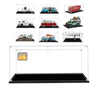 40x20x20cm 3mm Vitrine Acrylique pour Lego Voitures Modèles 1/12 McLaren F1 MP4/4 10330 Porsche-GT4 42176 Defender 90 10317 10220 10279