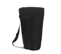 40x24 cm/15,7x9,4 in Sac de djembé, Sac Fourre-tout à Fermeture éclair pour Tambour, Sac de Transport Stambour Avec Ouverture Supérieure à Glissière pour Tambour de Djembé (Noir)