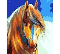 40x30 cm Diamants Peinture à faire soi-même DIY Diamond Painting Cheval