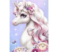 40x30 cm Diamants Peinture à faire soi-même DIY Diamond Painting Licorne