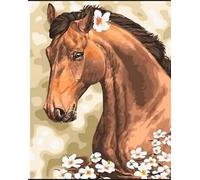 40x30 Diamants Peinture à faire soi-même DIY Diamond Painting Cheval