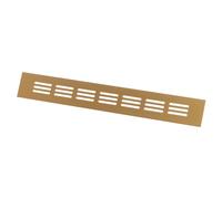 40x300mm Grille d'Aération Dorée - Grille de Ventilation en Aluminium - Grille de Meuble pour Porte, Armoire, Radiateur