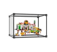 40x30x20cm Vitrine Acrylique, vitrine empilable Transparente