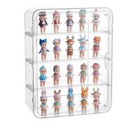 40x31x12cm Vitrine Murale pour Funko Pop Collection Figurine Manga Voiture Miniature Maquette,3 Etageres Acrylique Vitrine Transparent Rangement Boite Salon Exposition