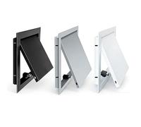 40x40cm, 55x60cm, Trappe D'inspection Magnétique, Panneau D'accès, Multi-tailles, Adaptée Aux Murs, Plafonds, Travaux Électriques, Plomberie Et Grenier(Black,20x50cm)