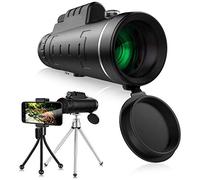 40X60 Haute Puissance et HD avec Support Universel pour Smartphone ou golfeurs Adultes Observation des Oiseaux Chasse Voyage Tourisme en Plein air, télescope monoculaire