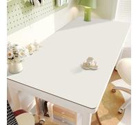 40x80cm 50x120cm Pad Écriture Pour Bureau/Maison/Gaming, Tapis De Bureau Pour L'écriture Facile À Nettoyer Et Protecteur, Protection Oculaire Efficace, Antidérapant Réduction Du Bruit(White,40x60cm)