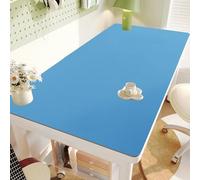 40x80cm 50x120cm Pad Écriture Pour Bureau/Maison/Gaming, Tapis De Bureau Pour L'écriture Facile À Nettoyer Et Protecteur, Protection Oculaire Efficace, Antidérapant Réduction Du Bruit(Blue,50x140cm)
