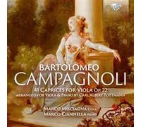 Campagnoli – 41 Caprices pour alto Op 22 – Arrangés pour alto et piano par Carl Albert Tottmann
