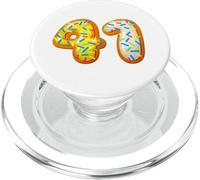 41 Donuts Cookie 4 1 Four One Funny Gen Z Meme 67 Blague 6 7 PopSockets PopGrip pour MagSafe