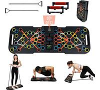 41 En 1 Push Up Musculation Push Up Board Avec Poignée Compteur Intelligent¿Bande De Résistance Pliable Planche Et Appareil De Fitness Système Équipement D'entrainement Pour Les Mu[Ela710037]