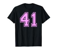41 Matching numéro Quarante et Un pour Les étudiantes universitaires T-Shirt